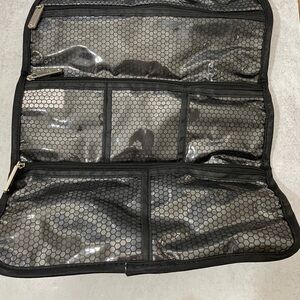 Travelon Jewelry Travel Storage Case Organize Hangable Bag Black 10.5”